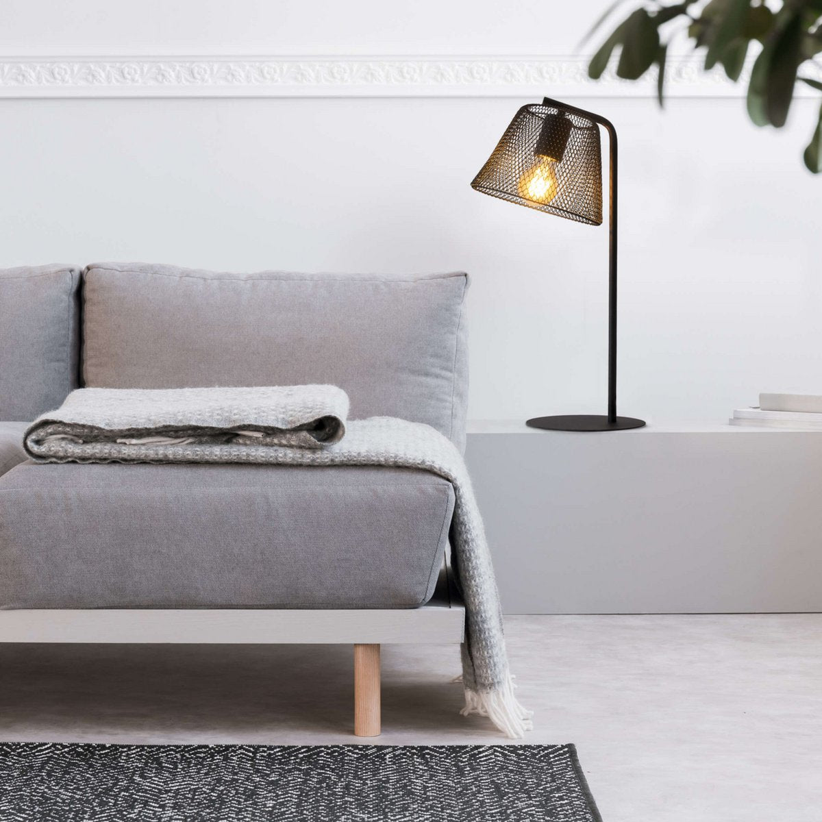 Näve Korie Tafellamp - Zwart 50cm