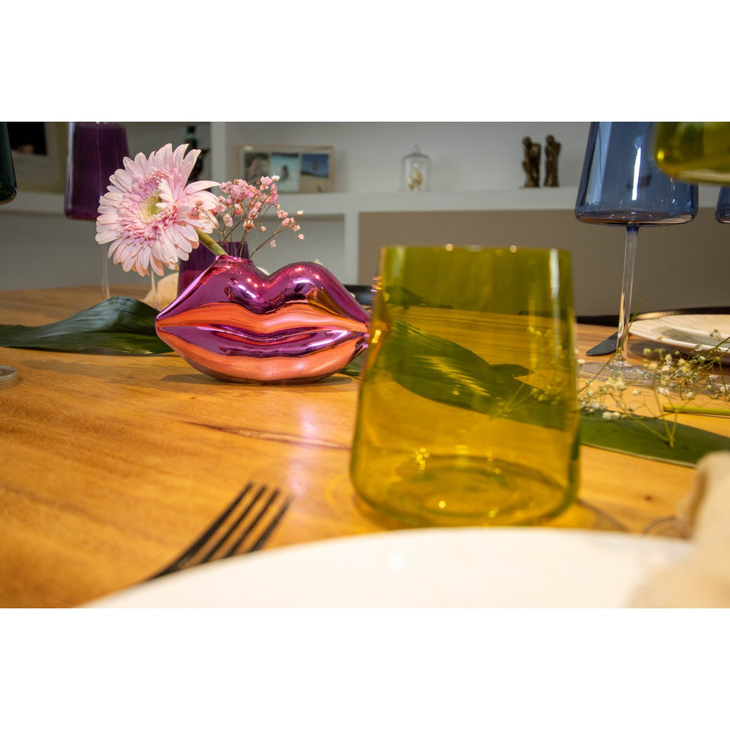 Aulica Mini Vase Kiss - Rose, Glas, Decoratief