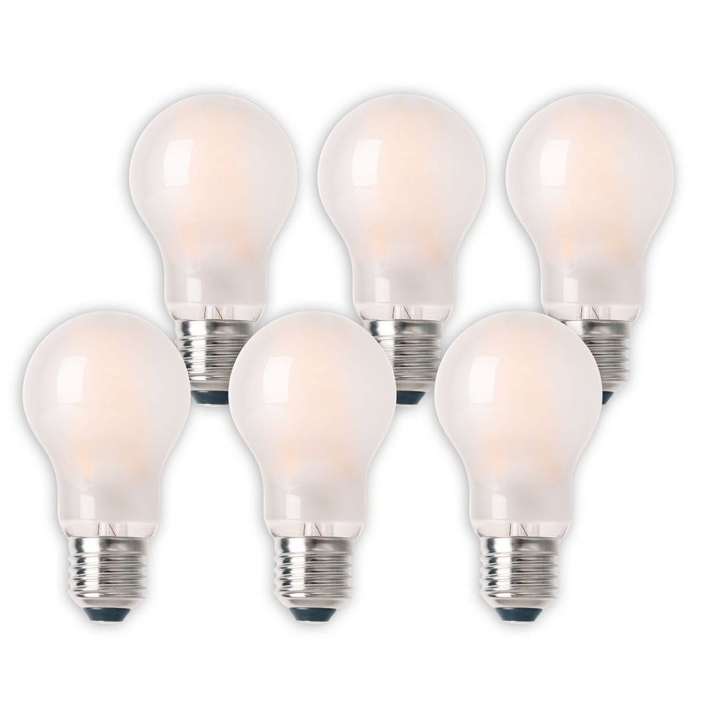 Näve LED-lamp E27 8W Warm Wit Set 6-stuks