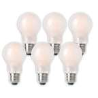Näve LED-lamp E27 8W Warm Wit Set 6-stuks