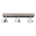 3 LED plafondspots Jericho 46cm