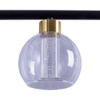 Näve Hanglamp - Zwart Glas 90cm LED