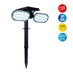 Näve Paco LED Solar Spotlight - Zwart 31,9cm
