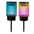 Näve Mila 2 delige Set Tuin Spiesjes LED Warm Wit Solar 25cm