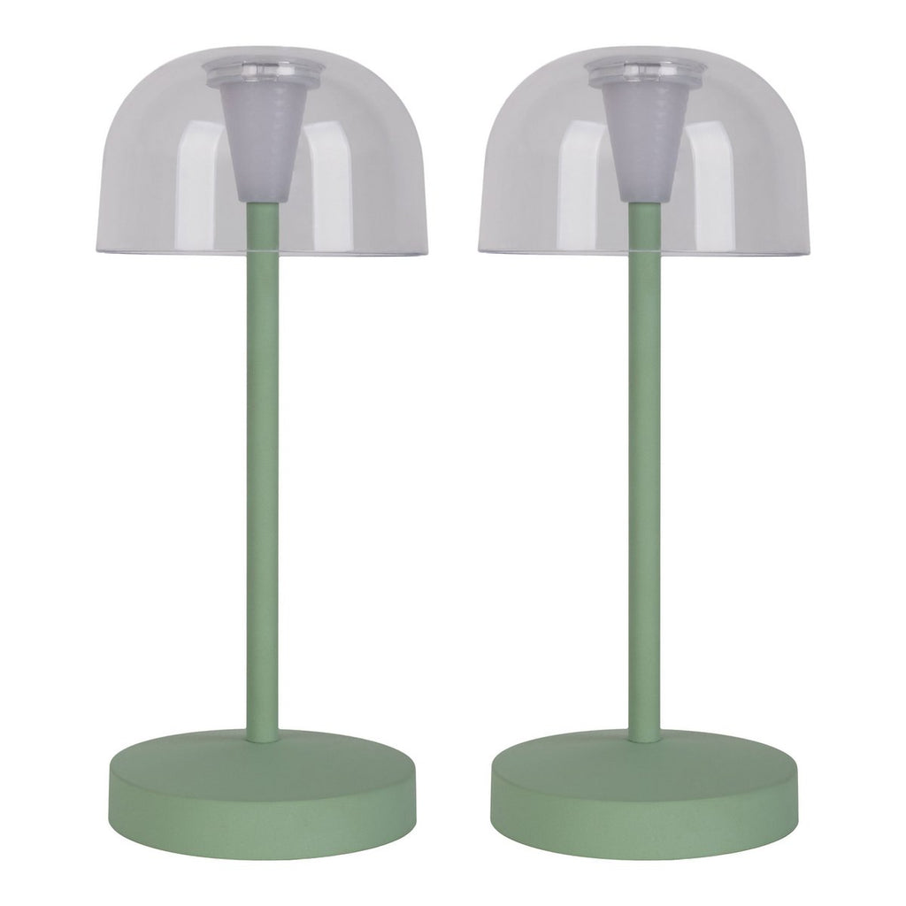 Gomba LED-Batterijtafellamp Set - Mint 18,5cm