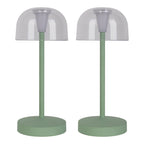Gomba LED-Batterijtafellamp Set - Mint 18,5cm