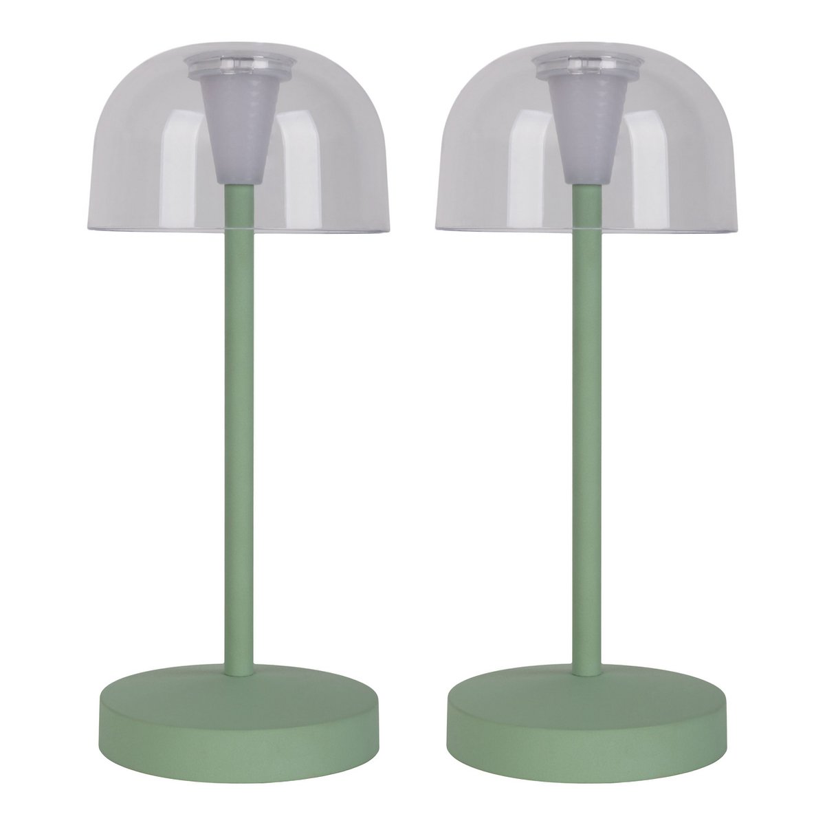 Gomba LED-Batterijtafellamp Set - Mint 18,5cm