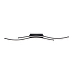 Näve Onda LED Plafondlamp 96cm Zwart