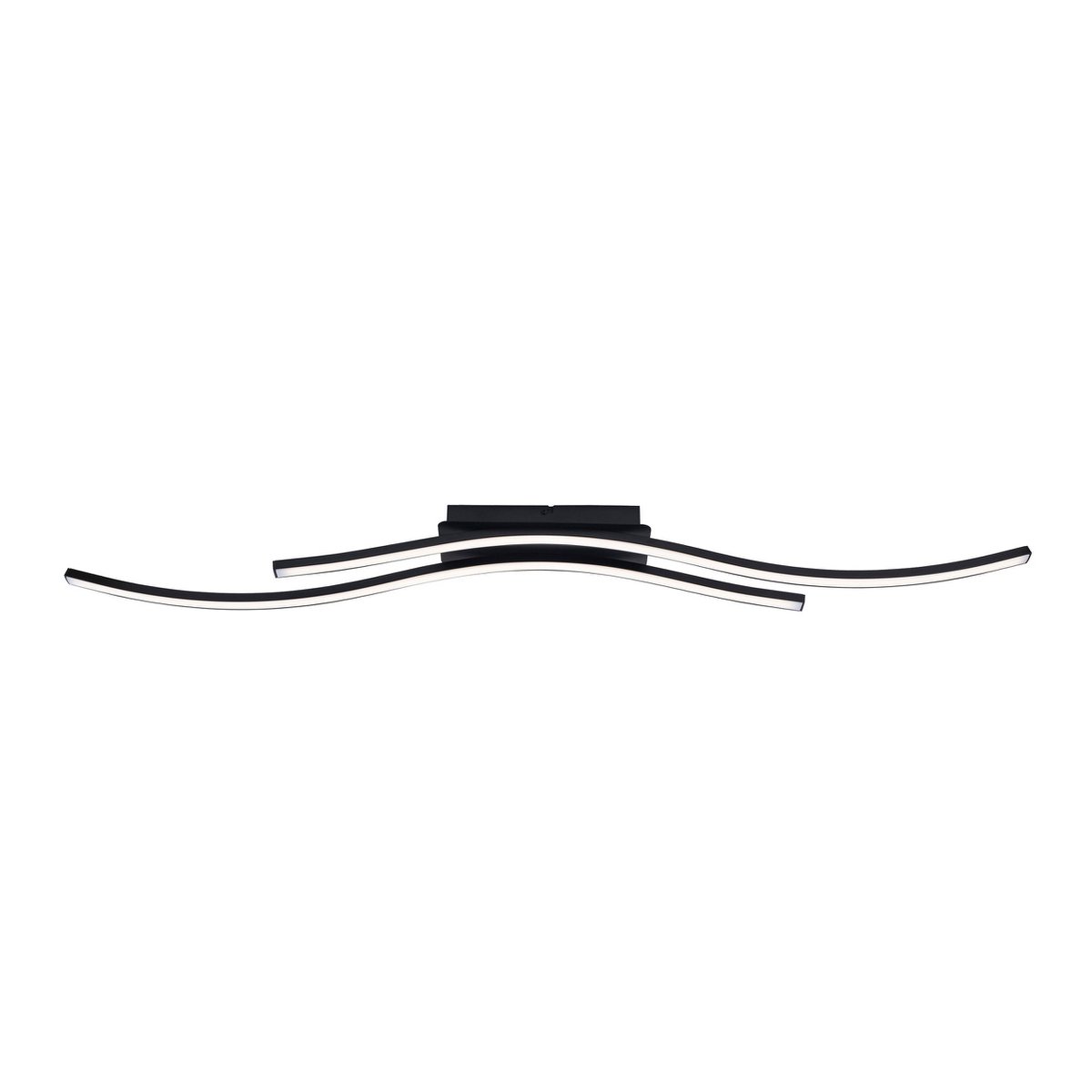 Näve Onda LED Plafondlamp 96cm Zwart