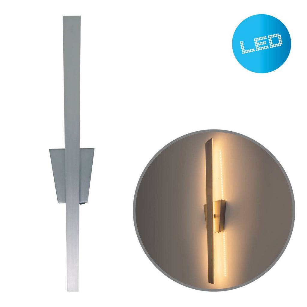 LED Wandlamp Trevor Nikkel mat 62cm