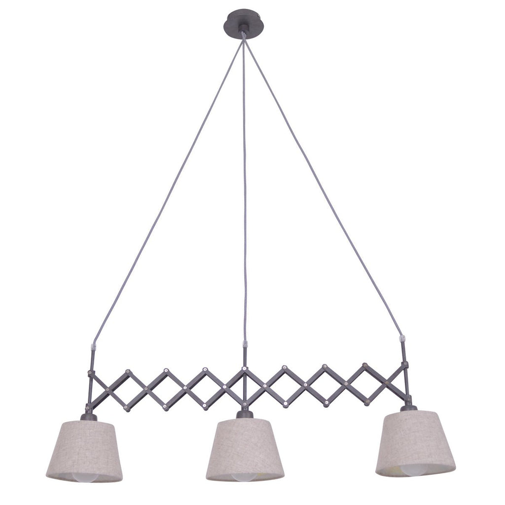 Näve Adrienne Hanglamp Schaarlamp Bruin 52-100cm