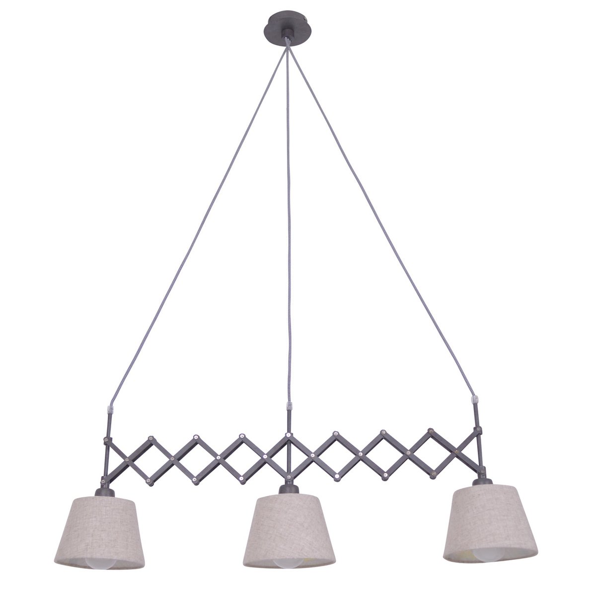Näve Adrienne Hanglamp Schaarlamp Bruin 52-100cm
