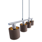 Näve Maron 4-Light Pendant Lamp - Brown 72cm