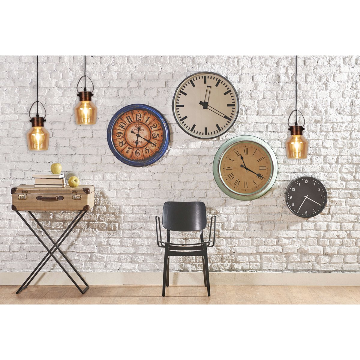 Glazen hanglamp Alex - Beige 128cm