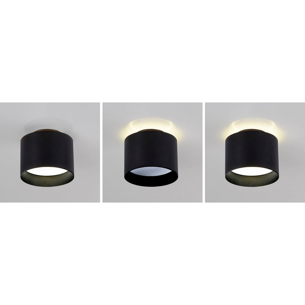 LED Spot Trios Ø10cm Zwart Metaal