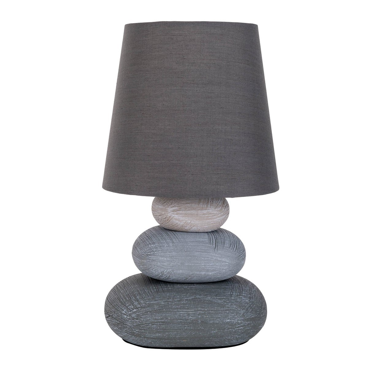 Näve Stoney Keramische Tafellamp Grijs 31cm