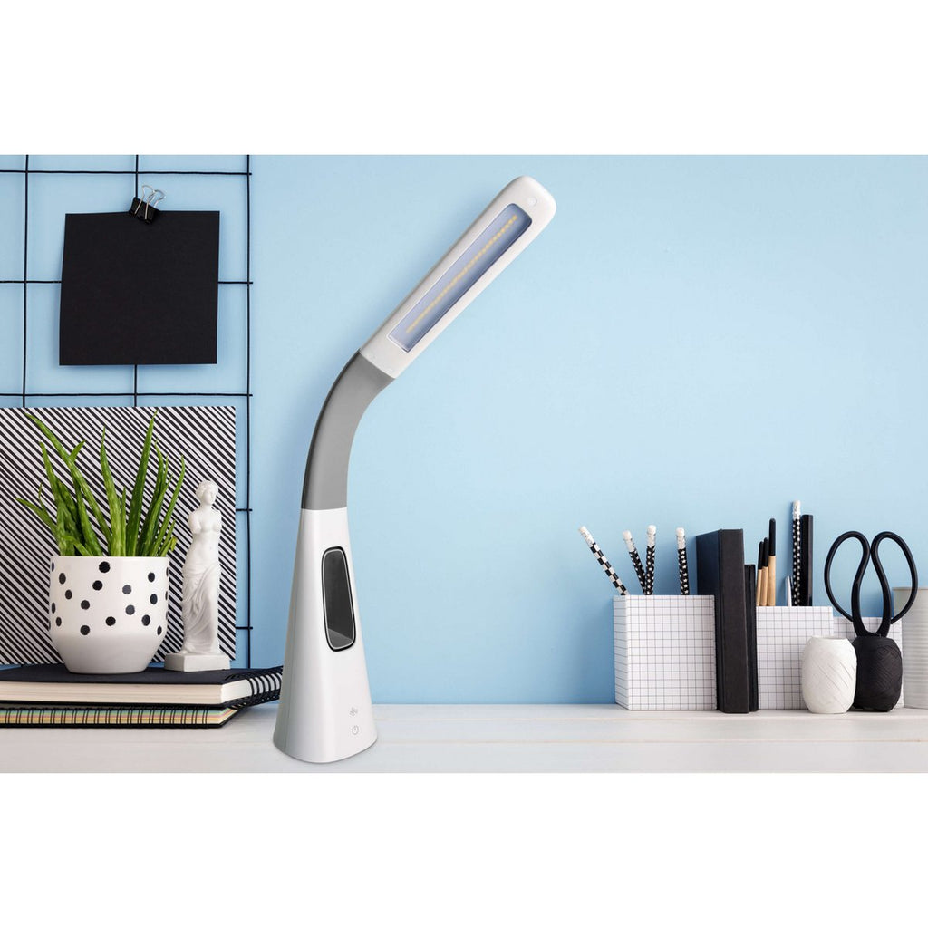 Näve Ventu LED-tafellicht - Wit 40cm Ventilator