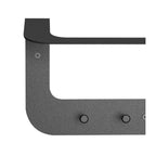 Gorillz Linea Wandkapstok Zwart - 10 Haken, Opbergruimte