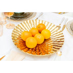 Aulica Decoratieve Schaal - Goud Keramiek 36x36cm