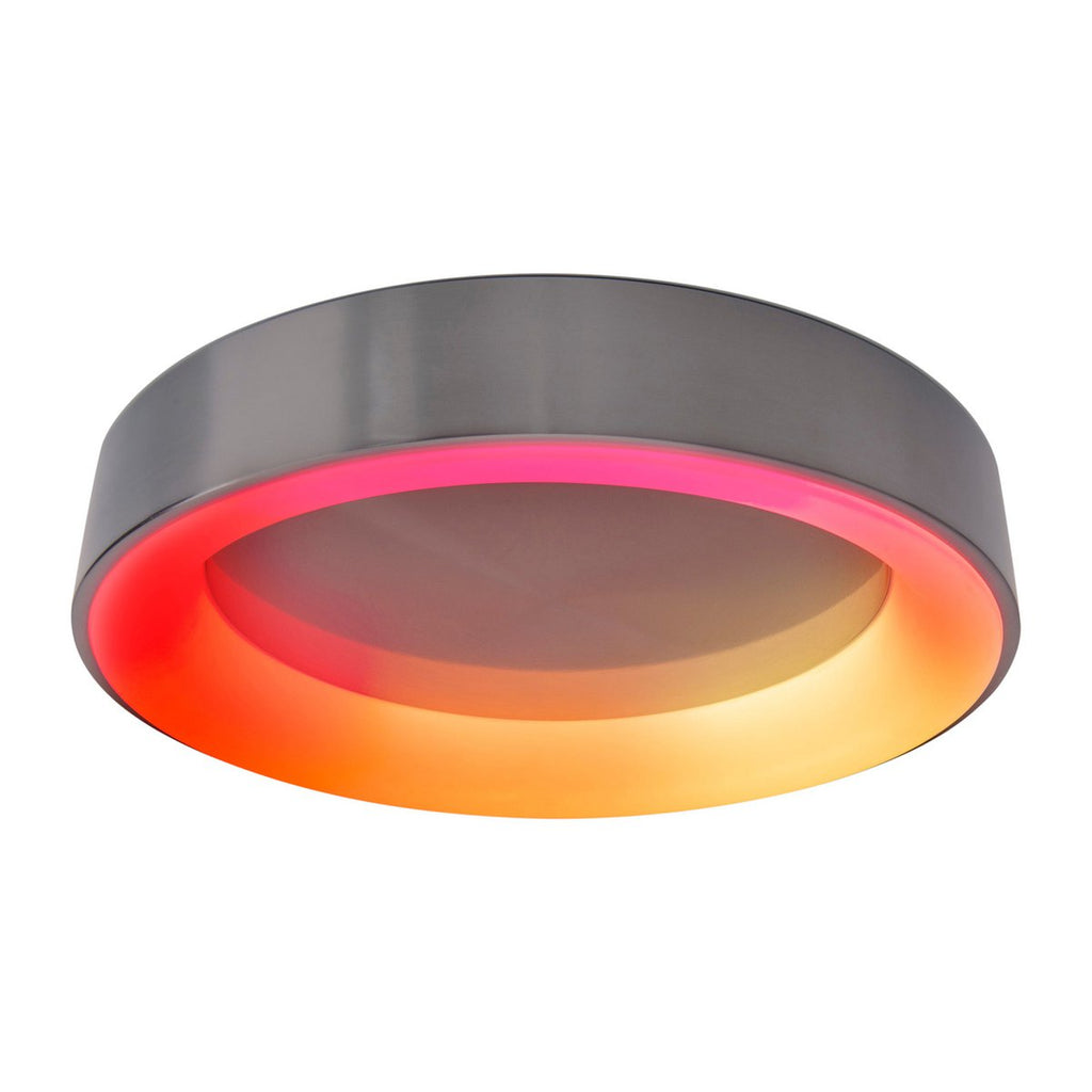 LED -plafondlamp "multo" Ø 46,5 cm, veel functies, gemaakt van metaal en plastic, met geïntegreerde LED's, verlichting voor woonkamer, kantoor of nachtkastje