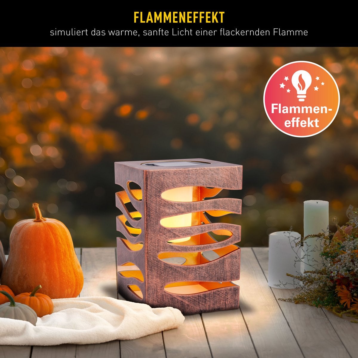 Näve Hilda Solar Decoratie Licht 20cm Goud