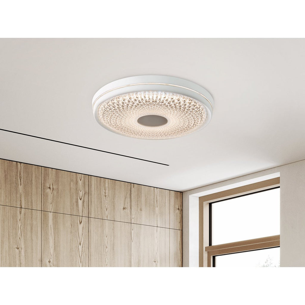 LED-plafondlamp Boise Ø 51cm dimbaar wit