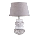 Näve Stoney Keramische Tafellamp - Grijs 31cm
