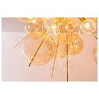 Plafondlamp Explosie Amber Ø57cm G9