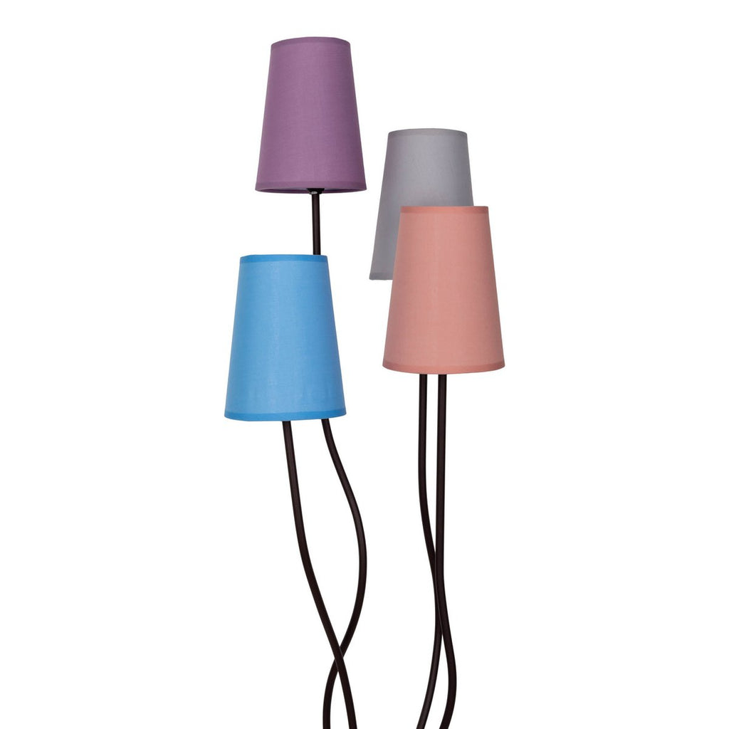 Näve Boho Stehlampe 4-flammig 140cm Textil