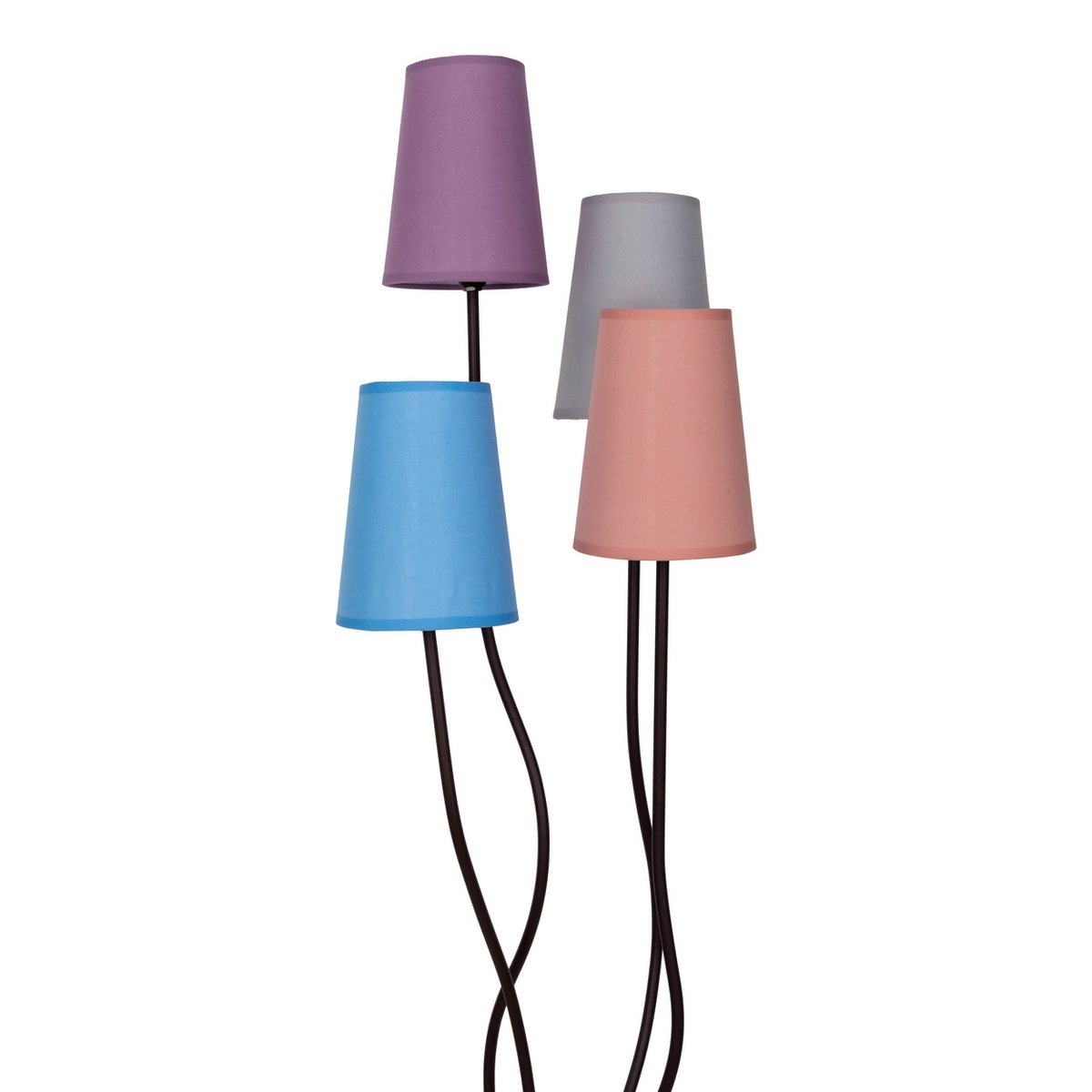 Näve Boho Stehlampe 4-flammig 140cm Textil