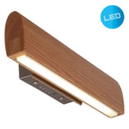 Näve Rondo LED Wandlamp - Bruin 35cm