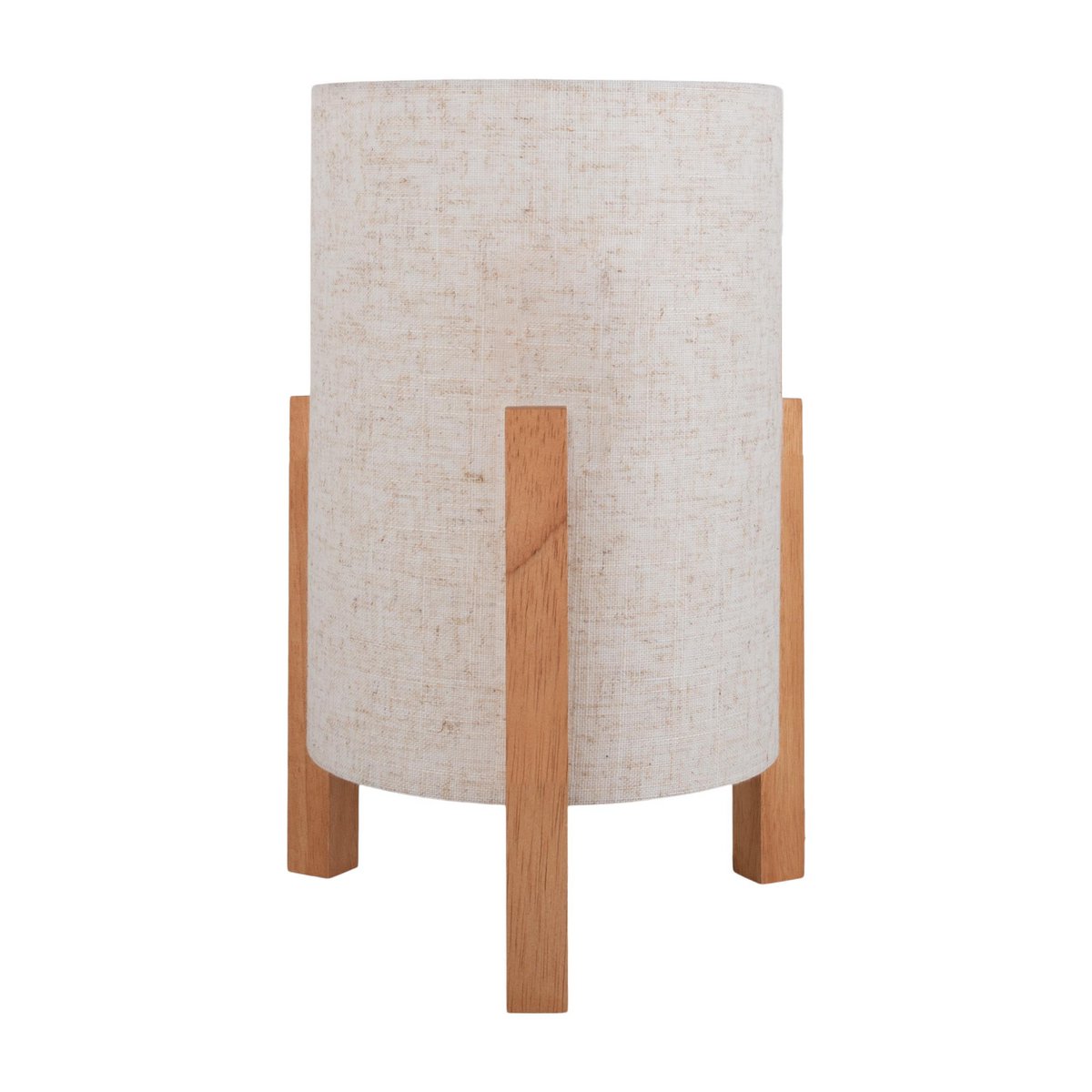 Matilda Tafellamp - Hout Wit 32cm E27