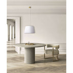 Näve Bologna Hanglamp Beige/Messing 45cm