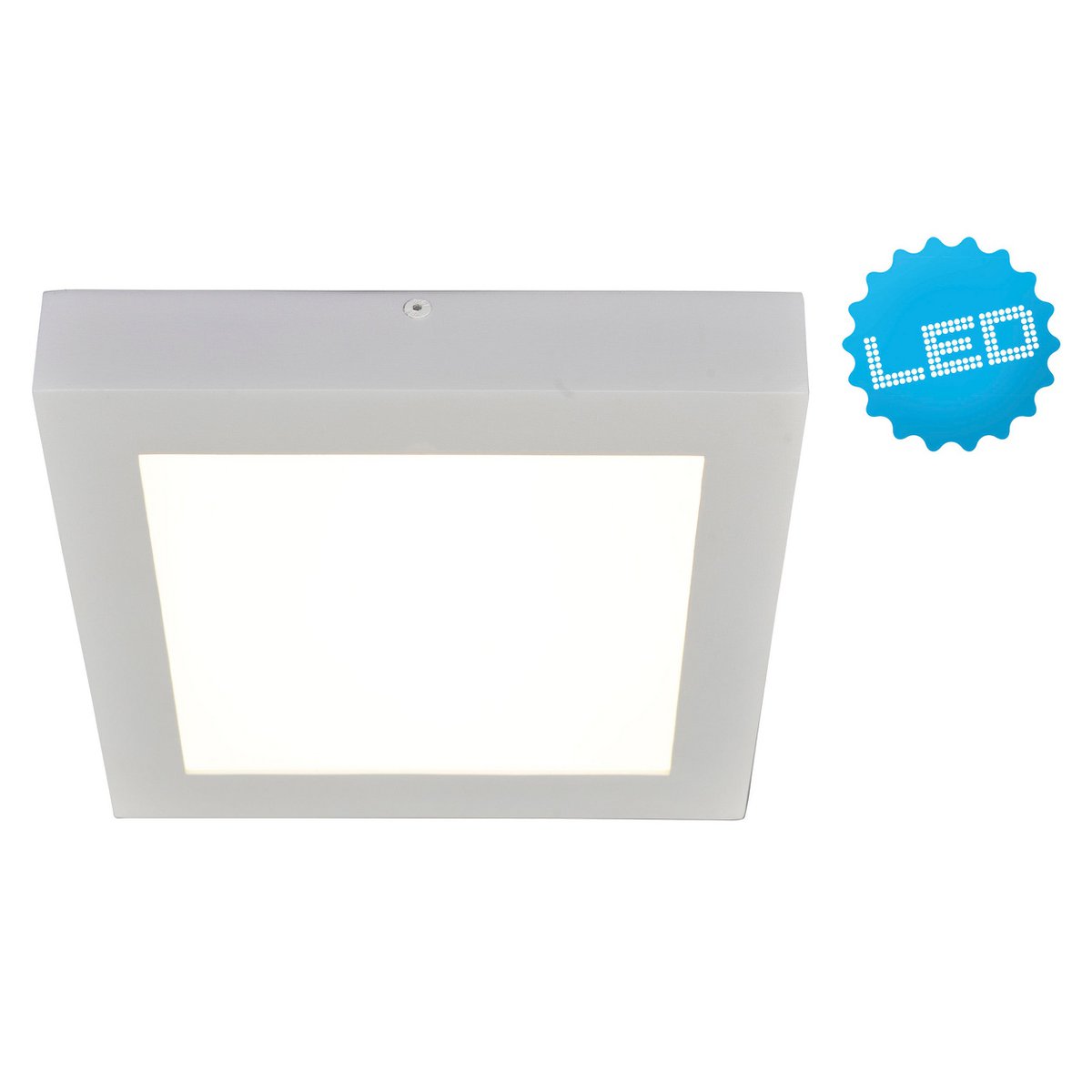 Näve LED Paneel 16,8x16,8cm Aluminium Wit