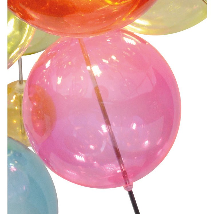 Hanglamp Explosie - 65cm Metaal Glas G9
