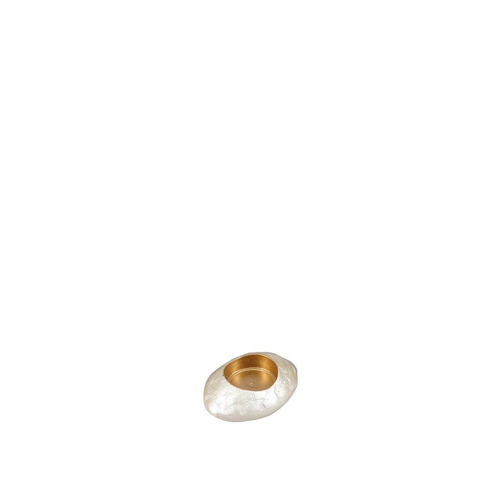 Aulica Aluminium Zandtrommel - Beige 15x11x5.5cm