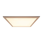 LED -paneel plafondlamp "Nico", functionele metalen plafondlamp en plastic in het wit, met vaste LED's en vele functies, ideaal voor kantoor, oefening of workshop, ca. 59,5 x 59,5 cm