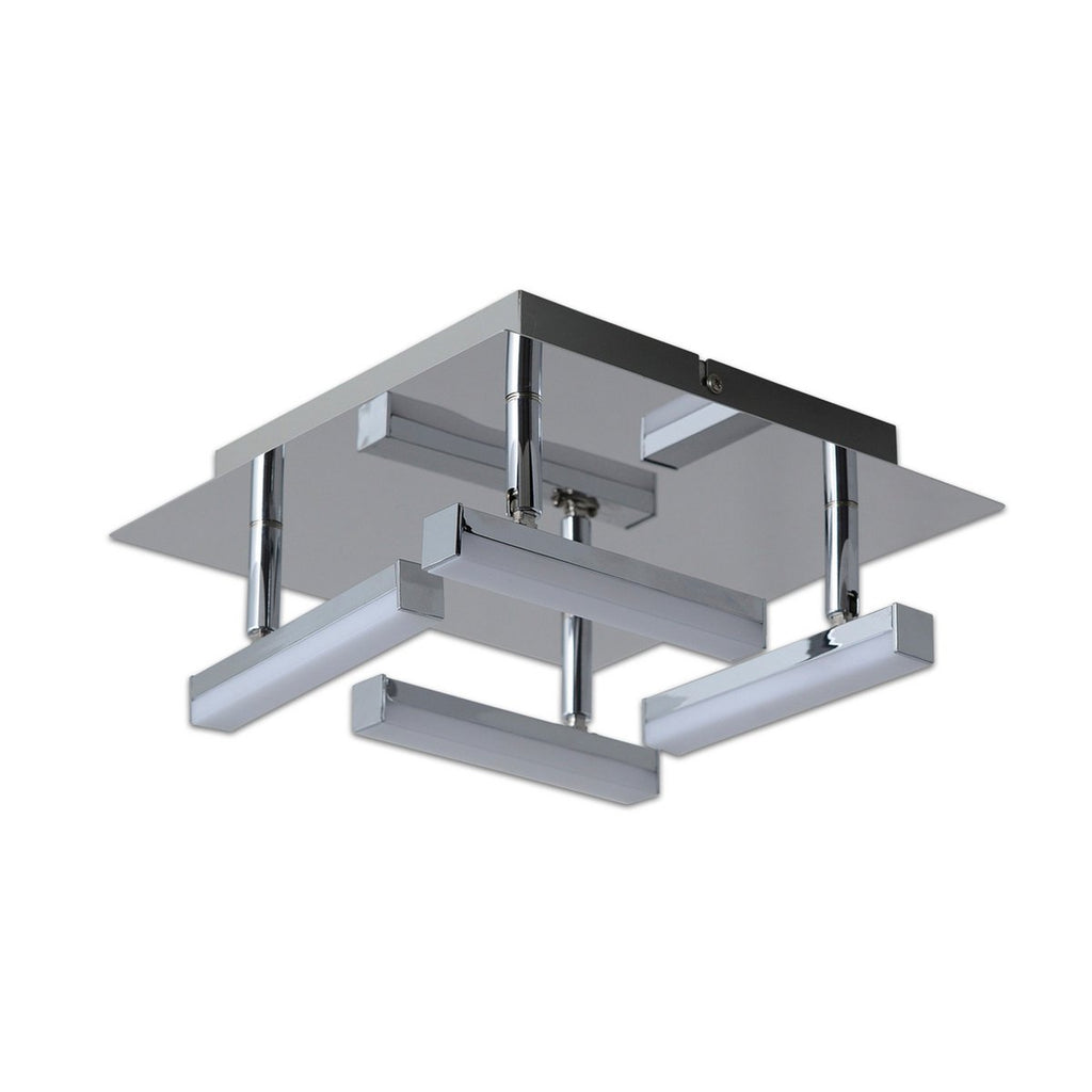 Näve Turijn LED Plafondlamp 25cm Chroom