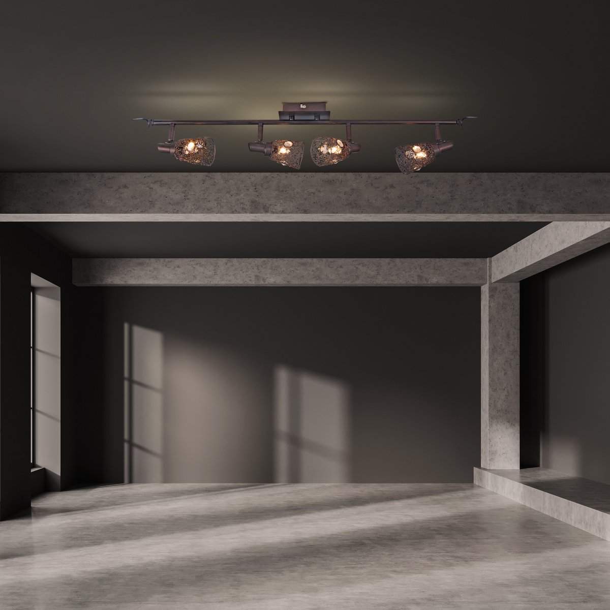 LED plafondlamp Antigua 4x G9 - Näve