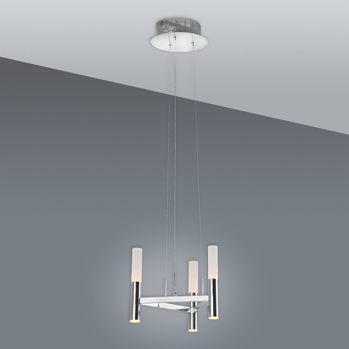 Näve Kroon LED 3-vlammen 28,4cm Kasteel