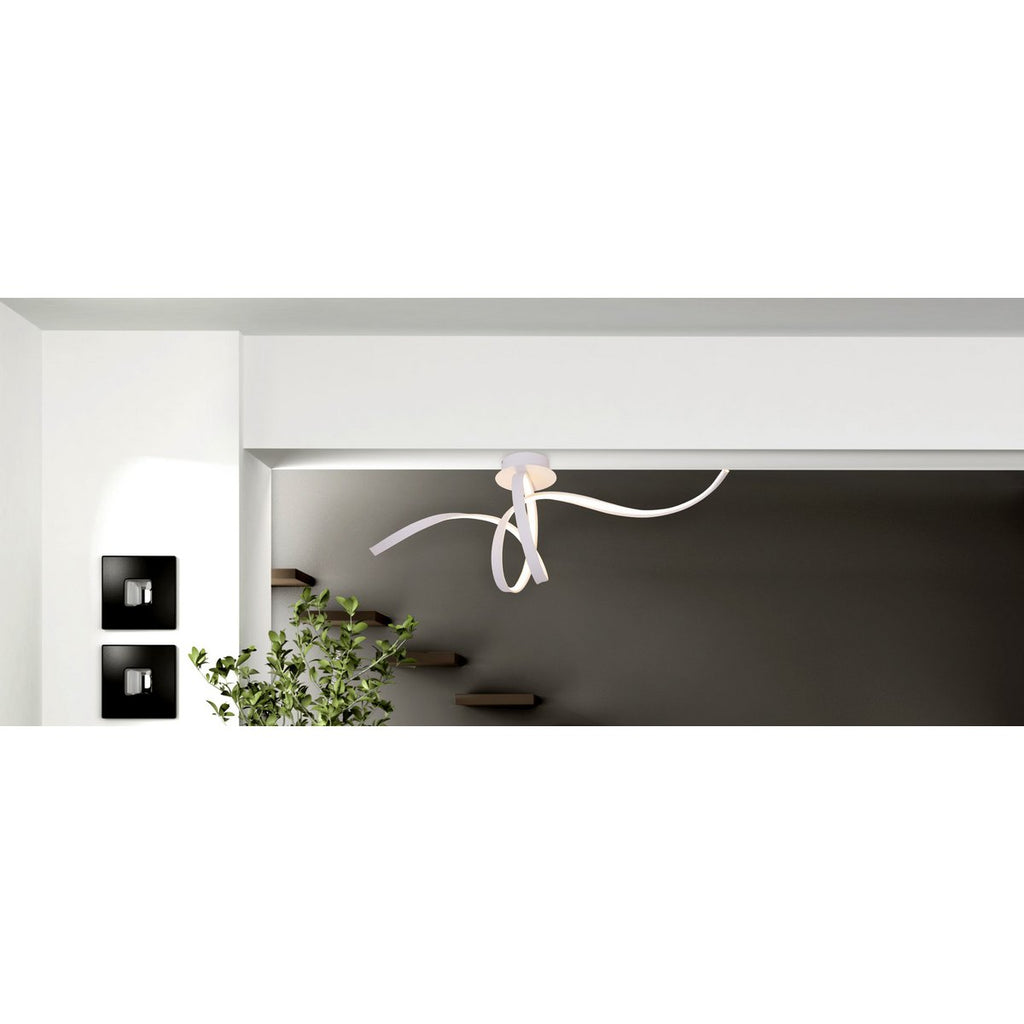 LED -plafondlamp L: 120 cm Wit "Odrive"