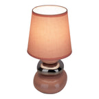 Keramische tafellamp "Stoney" roze E14