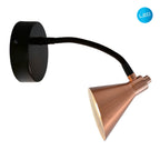 Näve Leuchten LED Wandlamp Koper - Flexibel, Metaal, Warm Wit Licht