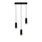 Näve Fridu 3-delige Hanglamp - Mat zwart 48cm