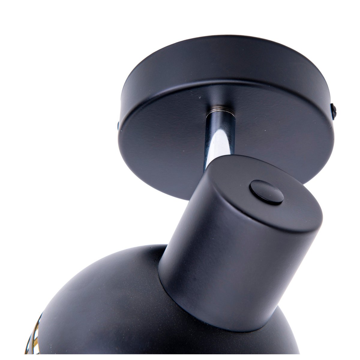 Näve Wand- Plafondlamp Casco Metaal Zwart Goud