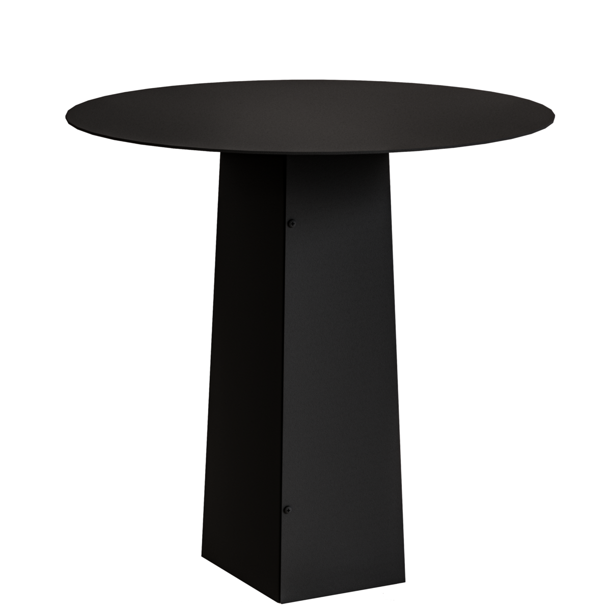 Charm Side Tafel Zwart - Gorillz Ronde Design Vijfhoekige Poot