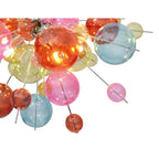 Hanglamp Explosie - 65cm Metaal Glas G9