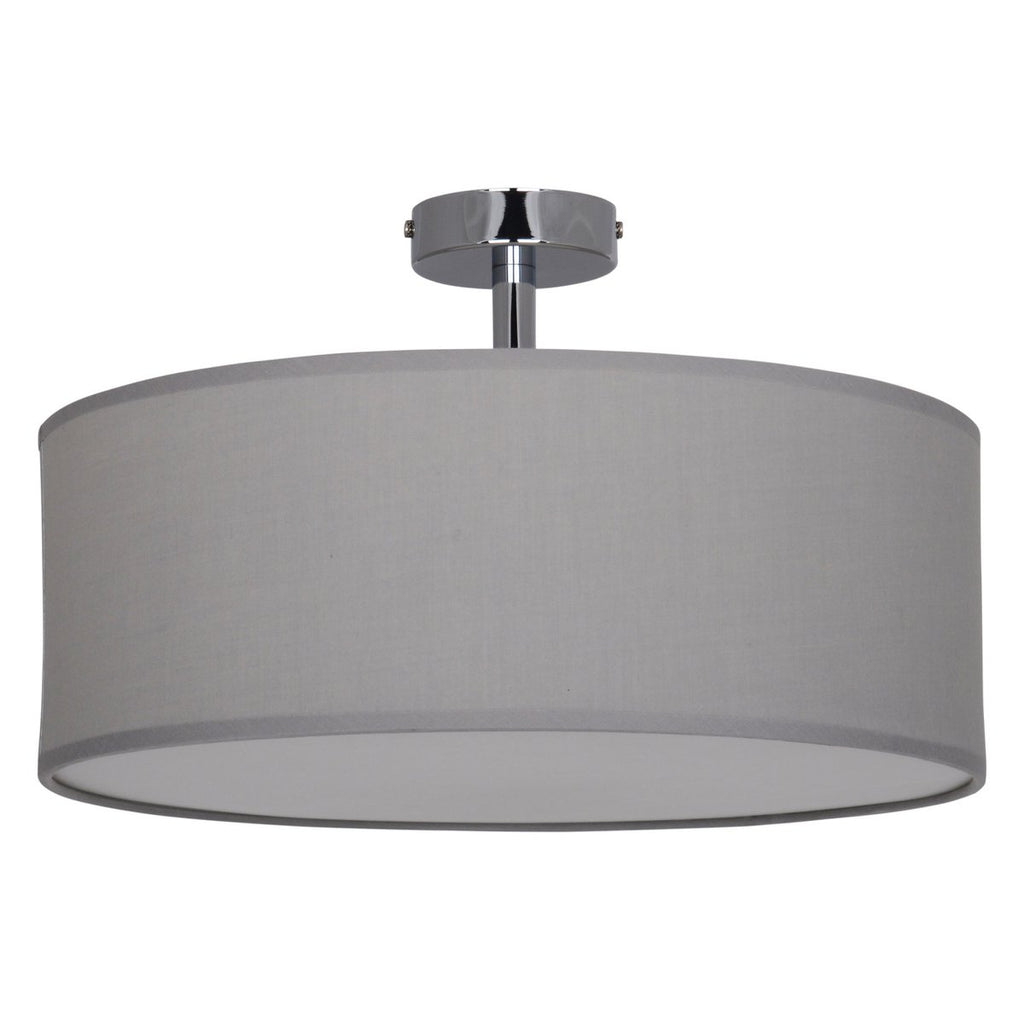 Näve Textielplafondlamp "New York" Grijs 40cm