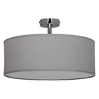 Näve Textielplafondlamp "New York" Grijs 40cm