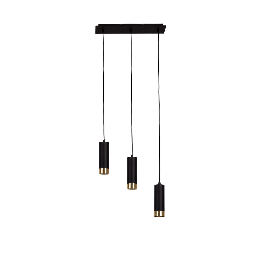 Näve Fridu 3-delige Hanglamp - Mat zwart 48cm